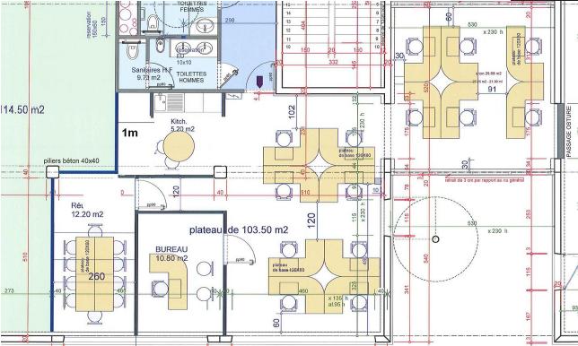 Bureau Saint-Priest 93m² Location bureau Saint-Priest Rhône OLBUR2201033 1